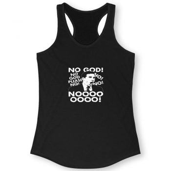 Office Us Michael Scott No God No Quote Women Racerback