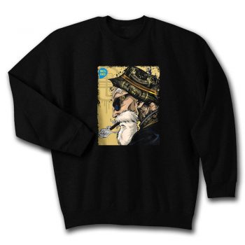 Old Man Smoking Blunt Unisex Sweatshirt