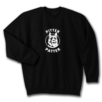 Pitter Patter Arch Logo Quote Unisex Sweatshirt