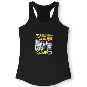 The Casualties Punk Band Quote Women Racerback