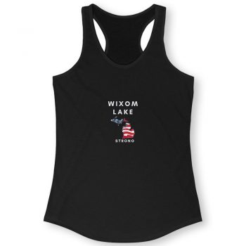 Wixom Lake Strong Quote Women Racerback