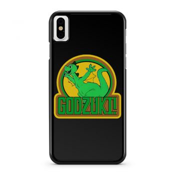70s Cartoon Classic Godzilla Godzuki iPhone X Case iPhone XS Case iPhone XR Case iPhone XS Max Case