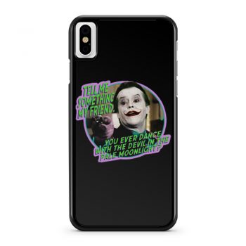 80s Classic Batman The Joker Dance With the Devil iPhone X Case iPhone XS Case iPhone XR Case iPhone XS Max Case