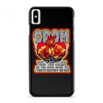 80s Schwarzenegger Classic Conan the Barbarian Whats Best In Life iPhone X Case iPhone XS Case iPhone XR Case iPhone XS Max Case