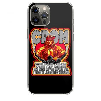 80s Schwarzenegger Classic Conan the Barbarian Whats Best In Lifei Phone 12 Case i Phone 12 Pro Case i Phone 12 Mini i Phone 12 Pro Max Case