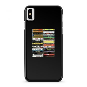 90s Hip Hop Cassette Tape iPhone X Case iPhone XS Case iPhone XR Case iPhone XS Max Case