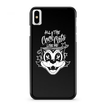 ALL THE COOL CATS LOVE ME iPhone X Case iPhone XS Case iPhone XR Case iPhone XS Max Case
