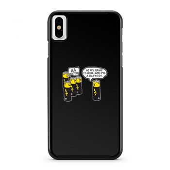 Aa Battery Meeting iPhone X Case iPhone XS Case iPhone XR Case iPhone XS Max Case