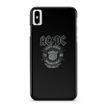 Acdc Dirty Deeds iPhone X Case iPhone XS Case iPhone XR Case iPhone XS Max Case