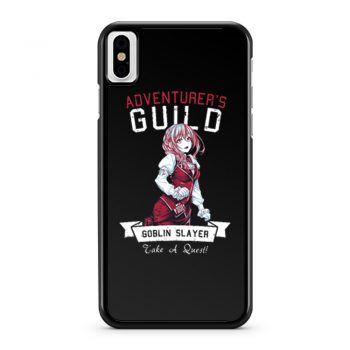 Adventurers Guild Girl Goblin Slayer iPhone X Case iPhone XS Case iPhone XR Case iPhone XS Max Case