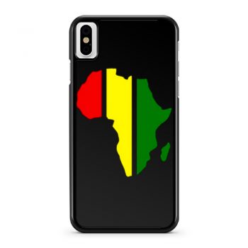 African Rasta Rastafarian or Reggae iPhone X Case iPhone XS Case iPhone XR Case iPhone XS Max Case