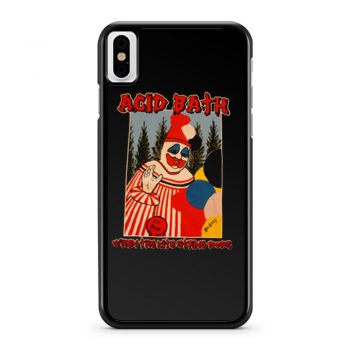 American Metal Band ACID BATH When The Kite String iPhone X Case iPhone XS Case iPhone XR Case iPhone XS Max Case