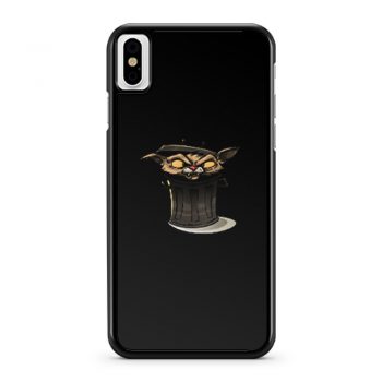 Angry Cat In Trash iPhone X Case iPhone XS Case iPhone XR Case iPhone XS Max Case
