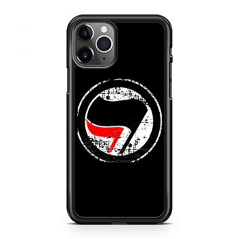Antifa Red and Black Flag Antifascist Action iPhone 11 Case iPhone 11 Pro Case iPhone 11 Pro Max Case