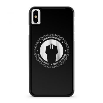 Anymous iPhone X Case iPhone XS Case iPhone XR Case iPhone XS Max Case