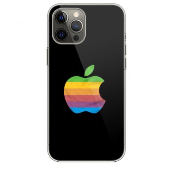 Apple Computer 80s Rainbow Logoi Phone 12 Case i Phone 12 Pro Case i Phone 12 Mini i Phone 12 Pro Max Case