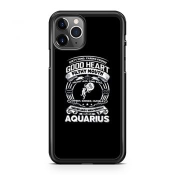 Aquarius Good Heart Filthy Mount iPhone 11 Case iPhone 11 Pro Case iPhone 11 Pro Max Case