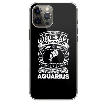 Aquarius Good Heart Filthy Mounti Phone 12 Case i Phone 12 Pro Case i Phone 12 Mini i Phone 12 Pro Max Case