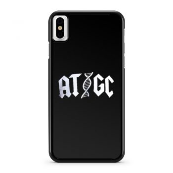 Atgc Funny Chemistry Chemist Biology Science Teacher iPhone X Case iPhone XS Case iPhone XR Case iPhone XS Max Case