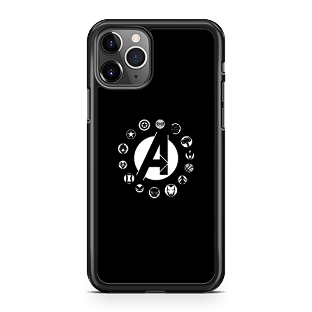 Avengers Superhero Logo iPhone 11 Case iPhone 11 Pro Case iPhone 11 Pro Max Case