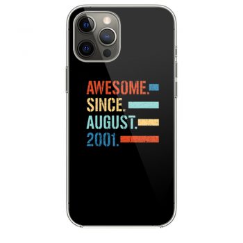 Awesome Since August 2001i Phone 12 Case i Phone 12 Pro Case i Phone 12 Mini i Phone 12 Pro Max Case