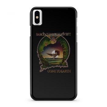 BARCLAY JAMES HARVEST GONE TO EARTH 1977 BLACK iPhone X Case iPhone XS Case iPhone XR Case iPhone XS Max Case