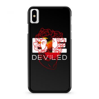 BE DEVILED Featuring Greek Sculpture iPhone X Case iPhone XS Case iPhone XR Case iPhone XS Max Case