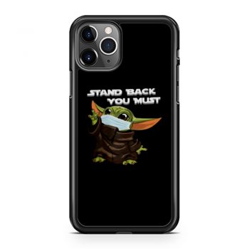 Baby Yoda Social Distance iPhone 11 Case iPhone 11 Pro Case iPhone 11 Pro Max Case