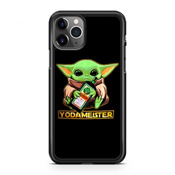 Baby Yodarmeister Mandalorian Jagermeister Funny Parody iPhone 11 Case iPhone 11 Pro Case iPhone 11 Pro Max Case