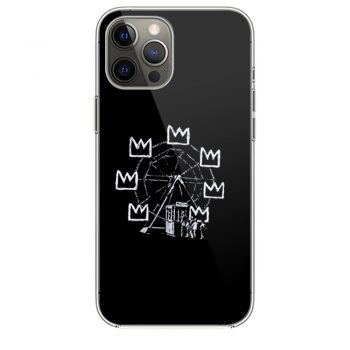 Banksy Ferris Wheel Homage to Basquiat Streeti Phone 12 Case i Phone 12 Pro Case i Phone 12 Mini i Phone 12 Pro Max Case