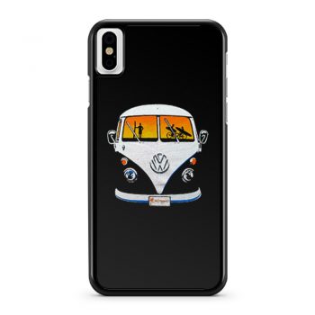 Beach Camper Cool Van Veedub Car Inspired Camping Vanagon iPhone X Case iPhone XS Case iPhone XR Case iPhone XS Max Case