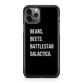 Bears Beets Battlestar Galactica iPhone 11 Case iPhone 11 Pro Case iPhone 11 Pro Max Case