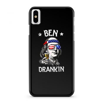 Benjamin Franklin Drinking America iPhone X Case iPhone XS Case iPhone XR Case iPhone XS Max Case