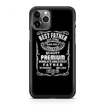 Best Father All Time Jack Daniel Parody iPhone 11 Case iPhone 11 Pro Case iPhone 11 Pro Max Case