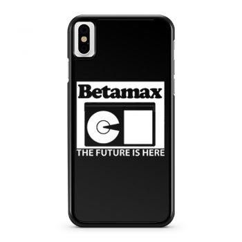 Betamax Retro Classic 1970s iPhone X Case iPhone XS Case iPhone XR Case iPhone XS Max Case