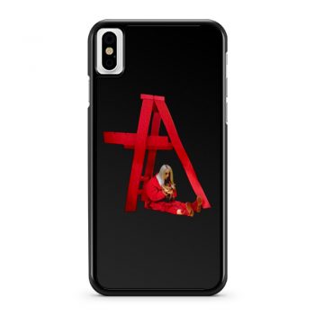 Billie Eilish In Red Action iPhone X Case iPhone XS Case iPhone XR Case iPhone XS Max Case