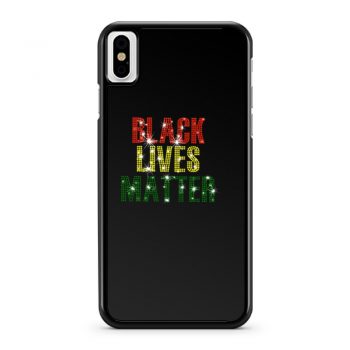 Black Lives Matter Rhinestone iPhone X Case iPhone XS Case iPhone XR Case iPhone XS Max Case