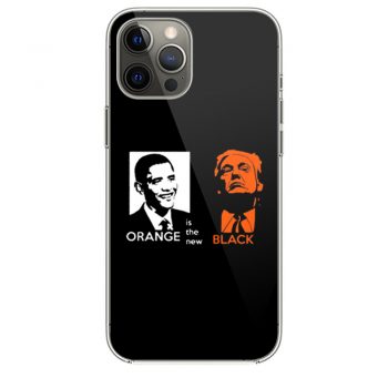 Black Orange Obama And Trump iPhone 12 Case iPhone 12 Pro Case iPhone 12 Mini iPhone 12 Pro Max Case