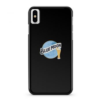 Blue Moon Beer iPhone X Case iPhone XS Case iPhone XR Case iPhone XS Max Case