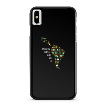 Book Map Education Shape What Will Be iPhone X Case iPhone XS Case iPhone XR Case iPhone XS Max Case