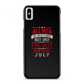 Born In July Birthday iPhone X Case iPhone XS Case iPhone XR Case iPhone XS Max Case