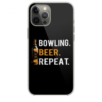 Bowling Beer Repeat Novelty Bowling Apparel Novelty Bowling Apparel iPhone 12 Case iPhone 12 Pro Case iPhone 12 Mini iPhone 12 Pro Max Case