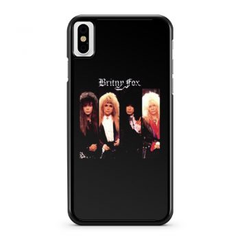 Britney Fox Classic Band iPhone X Case iPhone XS Case iPhone XR Case iPhone XS Max Case