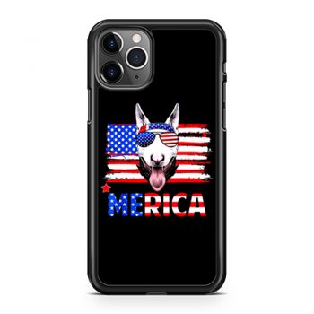 Bull Terrier Merica For 4th July United State Cute iPhone 11 Case iPhone 11 Pro Case iPhone 11 Pro Max Case