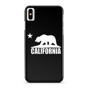 California Bear White iPhone X Case iPhone XS Case iPhone XR Case iPhone XS Max Case