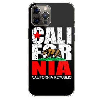 California Republic state Bear Flag Vintage iPhone 12 Case iPhone 12 Pro Case iPhone 12 Mini iPhone 12 Pro Max Case