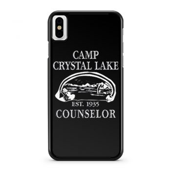 Camp Crystal Lake Counselor iPhone X Case iPhone XS Case iPhone XR Case iPhone XS Max Case