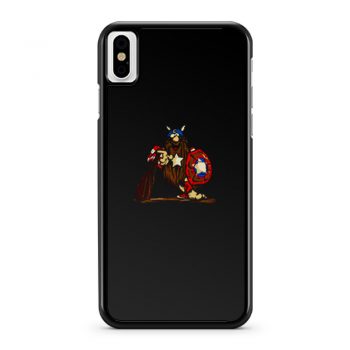 Captain Caveman Captain America iPhone X Case iPhone XS Case iPhone XR Case iPhone XS Max Case