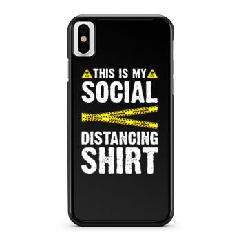 Caution Tape This Is My Social Distancing iPhone X Case iPhone XS Case iPhone XR Case iPhone XS Max Case