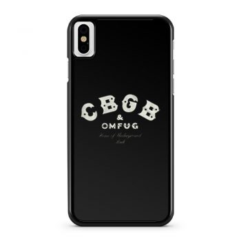 Cbgb Omfug iPhone X Case iPhone XS Case iPhone XR Case iPhone XS Max Case